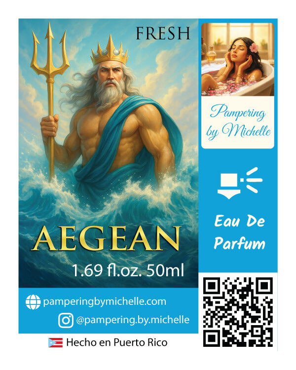Aegean Eau de Parfum Label