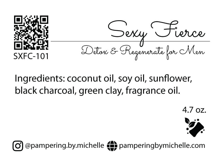 Sexy Fierce Soap Label