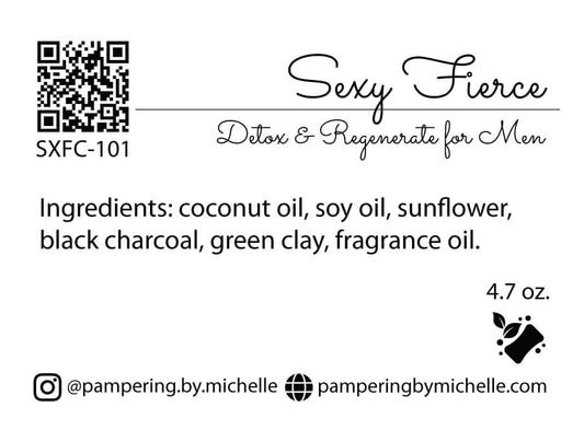 Sexy Fierce Soap Label