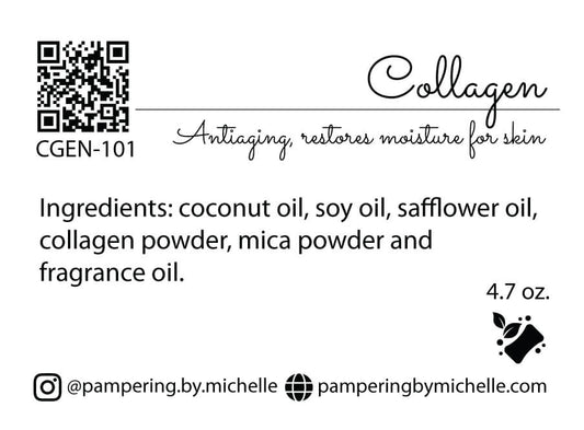 Collagen Soap Label
