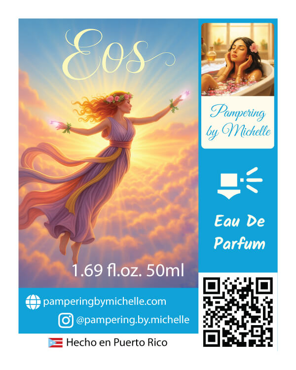 Eos Eau de Parfum Label