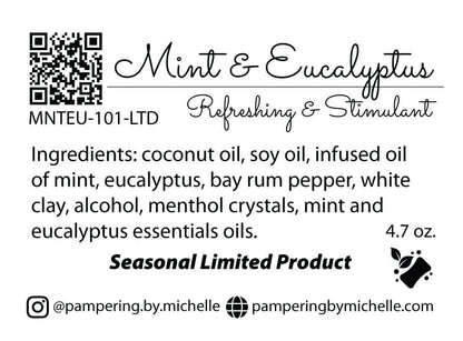 Mint & Eucalyptus Soap Label