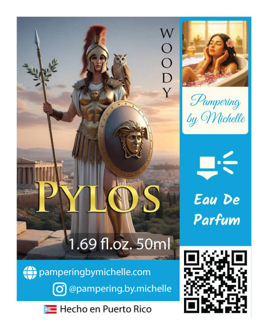 Pylos Eau de Parfum Label